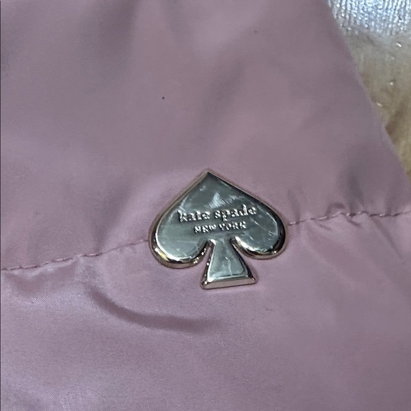 Kate Spade Blush Hooded Puffer Down Coat - Picture 4 of 14